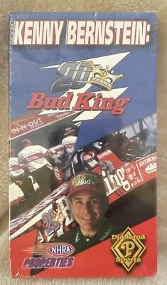 Kenny Bernstein 20 лет Bud King Budweiser 1999 VHS фильм новый запечатанный бриллиант P - Изображение 1 из 3