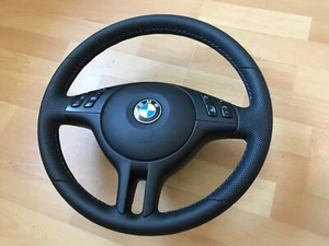 Original SPORT Lederlenkrad Lenkrad BMW E38 E39 E46 E53 Neu Leder OHNE TAUSCH - Bild 1 von 18