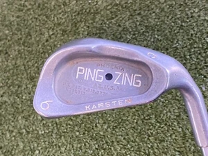 PING ZING Black Dot 6 Iron RH Ping KT-M Stiff Steel (R4083) - Picture 1 of 6