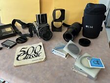 Hasselblad 500 c/m (classic) camera body with 80mm & 250mm Zeiss & Accessories