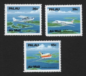 OPC 1989 Palau Air Mail Aircraft Set Sc#C18-20 MNH 33500 - Picture 1 of 1