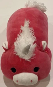 Squishmallow Pink Unicorn Pig Plush Stuffed Animal 13” Kellytoy Lying Down - Picture 1 of 8