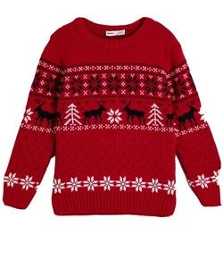 New,Red,Christmas, Winter ugly kids,girls, boys, Sweater size 3T, 4T, 5,6,7,9,11 - Picture 1 of 3