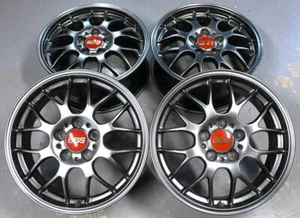 JDM Wheels BBS 17x7 5x114.3 50 RG-R Set4 SP - Picture 1 of 5