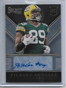 2014 Select RICHARD RODGERS rookie Green Bay Packers auto 45/149 - Picture 1 of 1