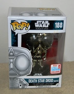 Star Wars Funko pop DEATH STAR DROID 188 NYCC 2017 LE - Imagen 1 de 7