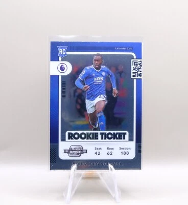 2021-22 Panini Contenders Optic Boubakary Soumare Rookie Ticket RC Leicester - Image 1 of 2