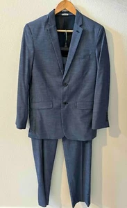 Big Boys Calvin Klein Plain Weave 2-Piece Suit (Jacket and Pants) - Size 20 - Picture 1 of 8