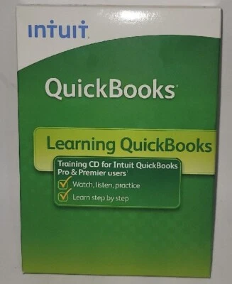 INTUIT Learning QuickBooks for Windows Vista / 7 / XP 2011 SKU#417014 Sealed NIB - Image 1 of 4