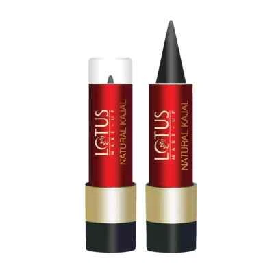 Lotus Make-up Natural Kajal, Black, 4g Free Shipping - Image 1 of 3