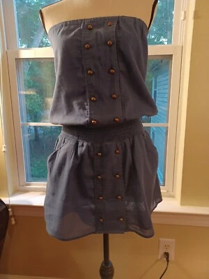 Camisa Pullover Neiman Marcus Jenny Han Para Mujer Talla L Azul Sin Mangas con Bolsillos Foto 1 de 4