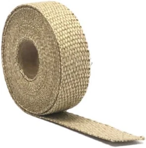 ZetexPlus 1 inch x 15 feet Tan Exhaust Header Wrap, Fiberglass Heat Tape, Hig... - Picture 1 of 12