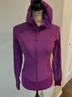 LULULEMON Purple Flux Jacket Reversible Hooded Zip Magenta Plum Womens Sz 6