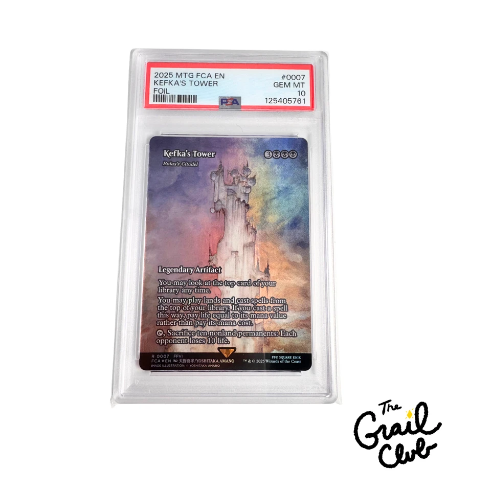 2025 MTG Final Fantasy Kefka's Tower Through The Ages Foil #0007 PSA 10 - Image 1 of 2