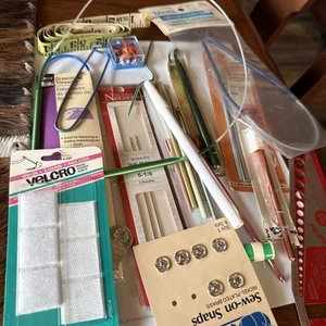 Lot Of Various Craft Items- See Pictures- Crochet, Knitting Etc. - Picture 1 of 10