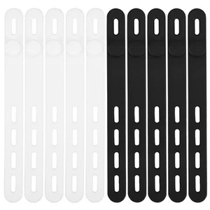 20 Pcs Drahtgurt Silikon -Reißverschluss Wiederverwendbare Krawatten - Photo 1/12