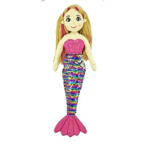 Muñeca Sirena Ava Juguete de Peluche Suave 17"/45cm Criaturas Míticas - Imagen 1 de 3