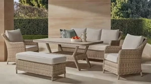 Mississippi 5-Piece Outdoor Lounge/Dining Setting - Picture 1 of 1