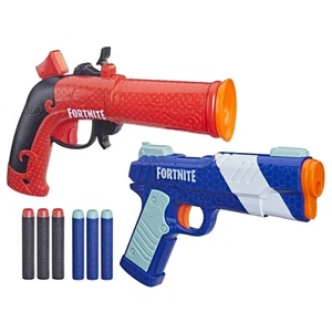 Nerf Fortnite Dual Pack - 2 Fortnite Blasters, Flint-Knock & LP Dart Blasters, 6 - Imagen 1 de 7