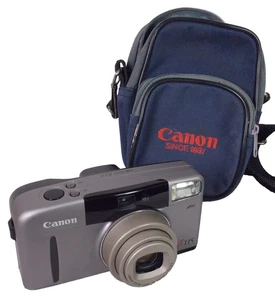 Canon Sure Shot Z115 Zoom 35mm fotocamera punta e scatta testata funzionante obiettivo 38-115mm - Foto 1 di 24