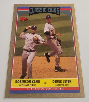 2006 Topps Update Gold #UH321 Derek Jeter/Robinson Cano New York Yankees - Imagem 1 de 2