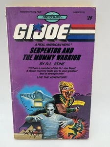 1987 GI JOE Find Your Fate Book # 20 Serpentor And The Mummy Warrior. RL STEIN! - Picture 1 of 7