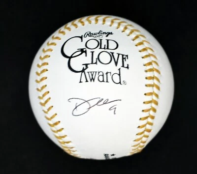 Dee Gordon Autographed Gold Glove MLB Baseball JSA/COA  - Image 1 of 2