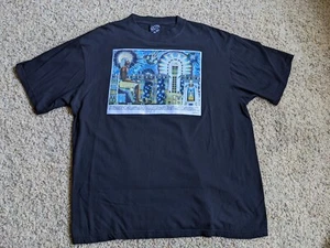 Egyptian T-Shirt Ancient Pyramid Hieroglyphics Ankh Djed Osiris Khonsu Isis Art - Picture 1 of 8