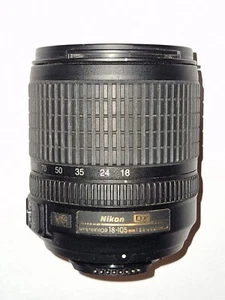 Objetivo zoom NIKON DX AF-S NIKKOR 18-105mm 1:3.5-5.6G VR APS-C 18 105 - Imagen 1 de 2