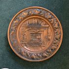 Vintage Coppercraft Guild Copper Fireplace Wall Hanging Plate - 10.5"  Free Ship