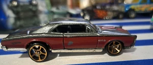 Lose - 2010 Hot Wheels '67 Pontiac GTO - Metalflake dunkelgrau - schneller als je zuvor 10 - Bild 1 von 7