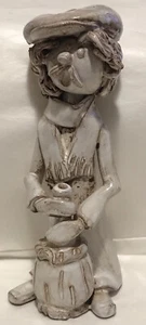 Vintage Dino Bencini 5” Signed Figurine Man With Bottle? Excellent Condition - Picture 1 of 8