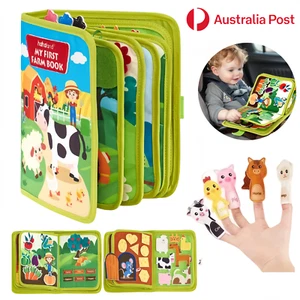 3D Busy Book Felt Board Activity Sensory Toy Educational Learning Toddlers Gifts - Picture 1 of 8
