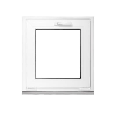 Kellerfenster Fenster Kunststoff Kippfenster 3 Fach BxH 105х35 Cm Weiß • 124.16€