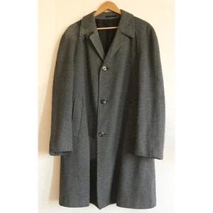 Vintage Burton's Raglan Sleeve Balmacaan Tweed Overcoat Fits M/L - Picture 1 of 4