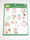 Holiday Embroidery Transfer Christmas Crafts Gingerbread Santa Snowman Joy NEW