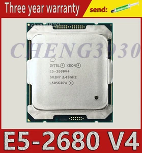 Intel Xeon E5-2680 V4 Server CPU Processor 2.40GHz 14 core 28 threads LGA 2011-3 - Picture 1 of 1