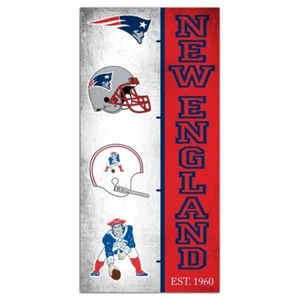 New England Patriots Team Logo Progression 6" x 12" - Bild 1 von 1