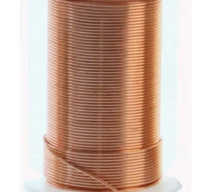 Wire, BeadSmith Tarnish Resistant Copper 24 Gauge 1/2 Hard Wrapping 30 Yards - Picture 1 of 3