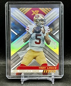 2022 Panini XR Trey Lance #56 WHITE Parallel #31/75 San Francisco 49ers - Picture 1 of 2
