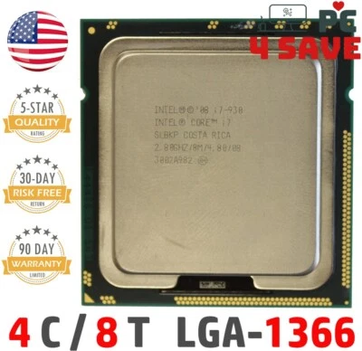 Intel Core i7-930 2.80GHz 4-Core LGA1366 8MB Desktop CPU Processor SLBKP 130W - Image 1 of 2