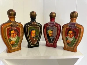 VTG RARE LOT OF 4 BEAMS CHOICE BOURBON WHISKEY BOTTLES - Picture 1 of 1