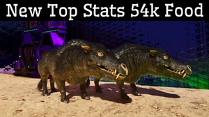 🔥ARK Survival Ascended PvE estadísticas superiores sólido 79 Daedon 54k comida PC/XBOX/PS5 cerdo - Imagen 1 de 6