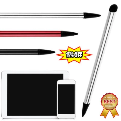 Universal Capacitive Screen Stylus Pen Pencil For Tablet Phone iPad Cell〠 - Image 1 of 4
