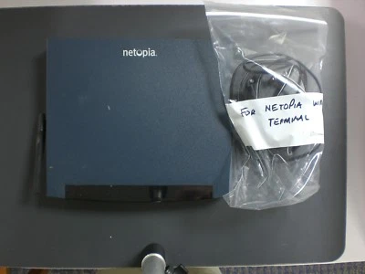 Netopia 3347NWG-006 DSL wireless router USED 4 LAN + POWER CORD - Image 1 of 4
