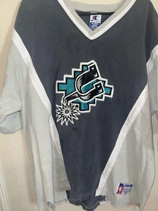 Vintage Champion NBA San Antonio Spurs Warm Up Shooting Shirt Pre Owned Size XL - Picture 1 of 6