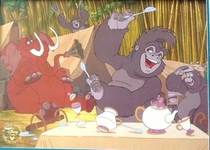 Litografía 2000 preventa sello de oro: impresión de película Tarzán 11x14 EE. UU. - Imagen 1 de 4