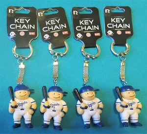 FOUR (4) KANSAS CITY ROYALS PLASTIC, BASEBALL PLAYER KEY CHAINS FROM RICO IND. - Picture 1 of 2
