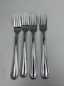 SET OF 4 CAMBRIDGE GLOSSY ALLURE DINNER FORKS - Picture 1 of 7