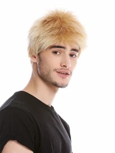 Perücke Herrenperücke Männer kurz Bürstenschnitt Blond WL-3045-24B Perrücke - Bild 1 von 4